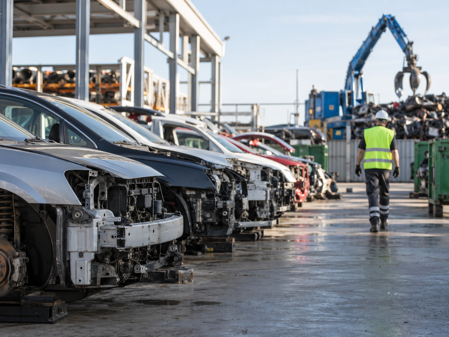 Autoentsorgung: Begutachtung des Fahrzeugs